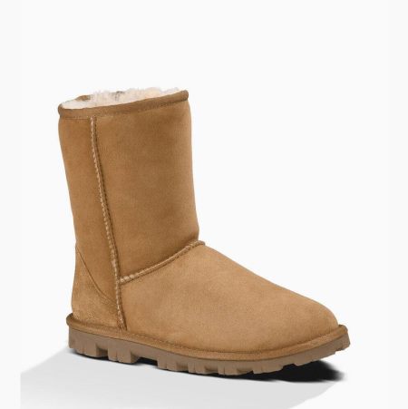 UGG Essential Short Brown Boots for Women (DAJT98275)